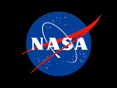 Логотип NASA на черном фоне (Источник изображения: NASA; AI-edited)