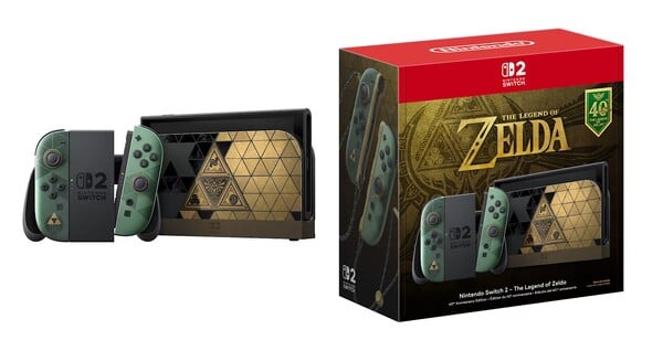 Консоль Nintendo Switch 2 – The Legend of Zelda – 40th Anniversary Edition выйдет в продажу 29 октября.