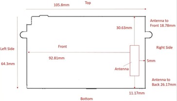 Эскиз размеров полукадровой компактной камеры Fujifilm. (Источник изображения: FCC)