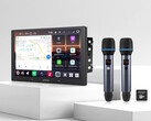 Головное устройство Atoto V10 double-DIN с дополнительным комплектом беспроводных микрофонов AC-MICW2 переносит караоке в автомобили. (Источник изображения: Atoto)
