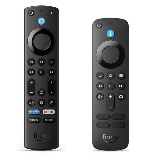 Alexa Voice Remote Enhanced (L) и Alexa Voice Remote (L). (Источник изображения: Amazon)