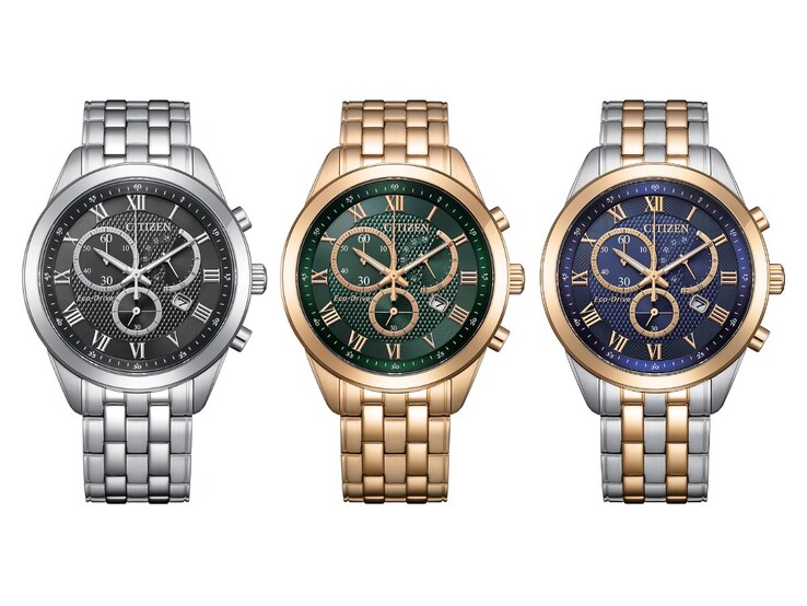 Слева направо: часы Citizen AT2600-57E, AT2603-59X и AT2606-51L