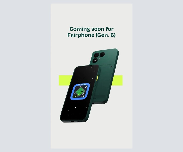 Компания Fairphone объявила на Instagram, что Android 16 скоро появится на Fairphone 6.