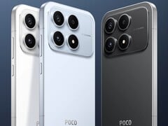 Компактный Poco X8s в белом, черном и синем цветах