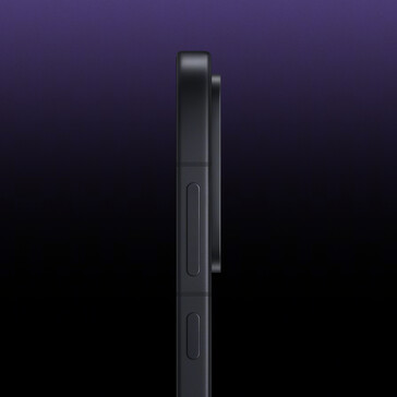 Вид сбоку на телефон