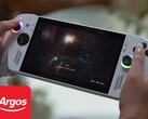 Игровой портативный компьютер Asus ROG Xbox Ally показан с логотипом Argos (Источник изображения: Microsoft Xbox Gaming, Argos с правками)