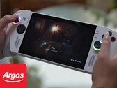 Игровой портативный компьютер Asus ROG Xbox Ally показан с логотипом Argos (Источник изображения: Microsoft Xbox Gaming, Argos с правками)