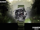 Часы Casio G-Shock MR-G BF1000RG-3AJR (на фото) выполнены в оливково-зеленой военной цветовой палитре. (Источник изображения: Большой мир G-Shock)