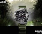 Часы Casio G-Shock MR-G BF1000RG-3AJR (на фото) выполнены в оливково-зеленой военной цветовой палитре. (Источник изображения: Большой мир G-Shock)