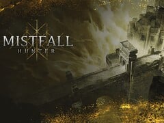 Ключевая иллюстрация к игре «Mistfall Hunter», отражающая мрачный фэнтезийный мир Гилденмиста.