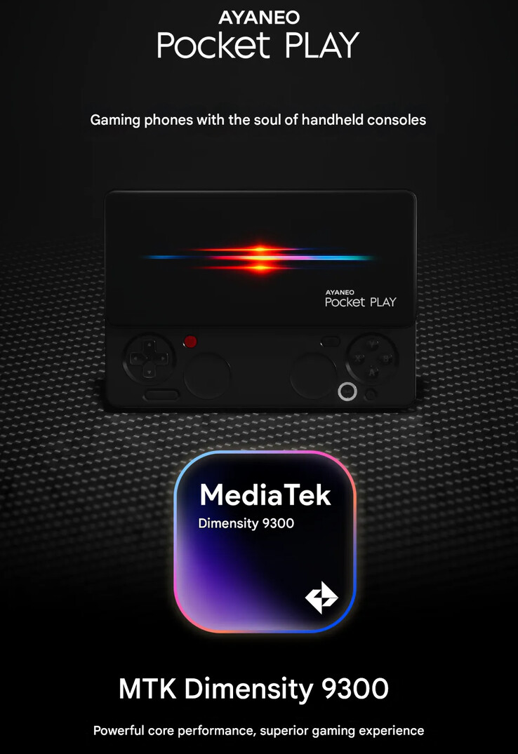 Анонс SoC для Pocket Play (Источник изображения: Ayaneo - машинный перевод)