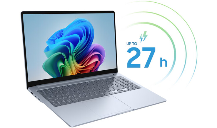 Galaxy Book5 Edge вряд ли сможет проработать от батареи 27 часов в реальных условиях. (Источник изображения: Samsung)
