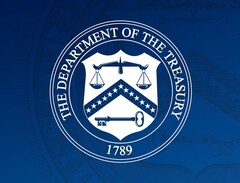 Министерство финансов США, логотип на картинке, вводит санкции против российской компании Aeza Group (Источник изображения: Министерство финансов США)