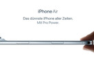 Apple недавно компания представила iPhone Air - самый тонкий iPhone в истории. (Источник изображения: Apple)