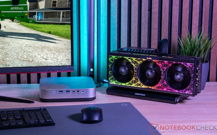 Minisforum AI X1 Pro и Nvidia GeForce RTX 4090 с Minisforum DEG1