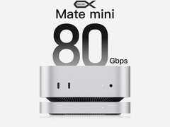 Beelink Mate mini подключается к Mac mini через порт Thunderbolt 5. На фото: док-станция. (Источник изображения: Beelink - отредактировано)