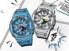 Часы Casio G-Shock GA-2100MNG-2A (слева) и GA-2100MNG-7A (справа), на фото. (Источник изображения: Casio India)