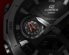 Новые часы Casio Edifice ECB-2300D-1A (на фото) оснащены красным индикатором обратного отсчета. (Источник изображения: Casio)