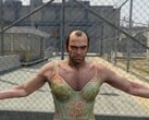 Тревор из GTA 5 в роли Люсии из GTA 6 в воссозданном трейлере 2. (Источник изображения: Gu1maz на YouTube)