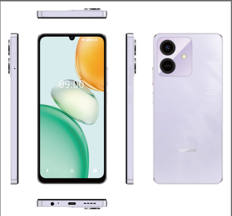 Модель Honor Play10 4G в строгом пурпурном цветовом решении (Источник изображения: Honor)