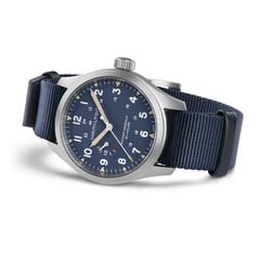 Часы Hamilton Khaki Field Power Reserve диаметром 40 мм с синим циферблатом