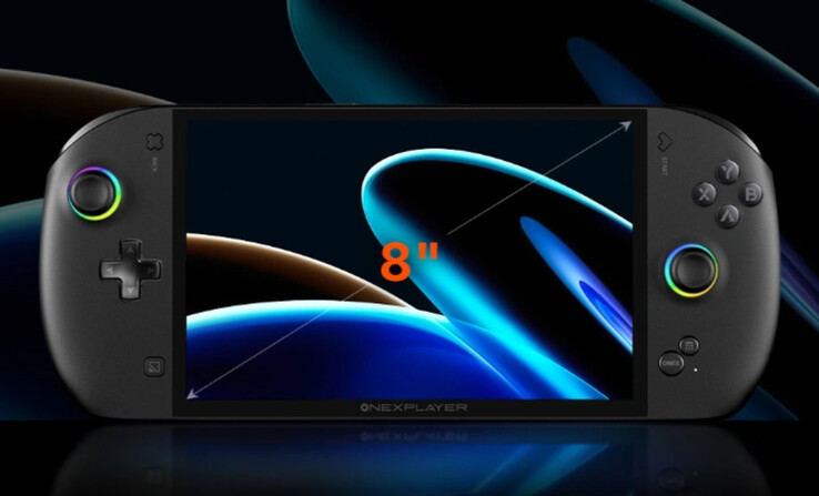 OneXFly Apex оснащен 8-дюймовым дисплеем с частотой 120 Гц и естественным ландшафтным режимом. (Источник изображения: One-Netbook)