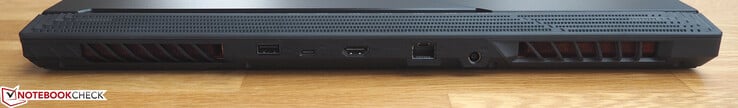 Задняя сторона: USB-A 3.0, USB-C 3.1 Gen2 (DisplayPort), HDMI, Ethernet, разъем питания