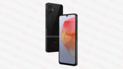 На рендерах изображен Samsung Galaxy A06 с гладкой, глянцевой задней панелью. (Источник: @OnLeaks x GizNext)