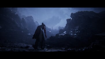 Изображение, показывающее окружение в игре Senua's Saga: Hellblade II.