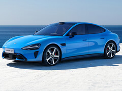 Xiaomi SU7 (2026) в новом цвете Capri Blue: электрический спортивный седан получил нечто большее, чем просто незначительный фейслифтинг. (Источник изображения: Xiaomi)