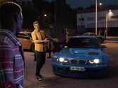 Скриншот из трейлера игры Clutch, демонстрирующий модифицированный гоночный автомобиль BMW.