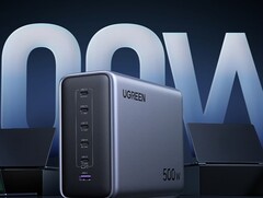 Новое настольное зарядное устройство Nexode мощностью 500 Вт может заряжать до шести устройств одновременно (Источник изображения: Ugreen)