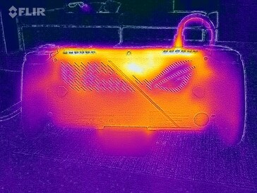 Испытание на прочность при воздействии температуры поверхности (сзади)