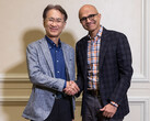 Кеничиро Йошида (Kenichiro Yoshida) и Сатья Наделла (Satya Nadella), генеральные директора Sony и Microsoft, соответственно. (Изображение: Microsoft)