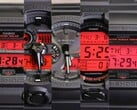 Слева направо: Casio GX-56BBR-1A, GA-700BBR-1A, GA-B2100BBR-1A, GD-O100BBR-1 и DW-5600BBR-1 - вся линейка G-Shock "Black and Bold Red" в одном снимке. (Источник изображения: Casio)