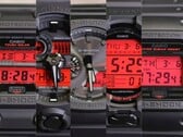 Слева направо: Casio GX-56BBR-1A, GA-700BBR-1A, GA-B2100BBR-1A, GD-O100BBR-1 и DW-5600BBR-1 - вся линейка G-Shock "Black and Bold Red" в одном снимке. (Источник изображения: Casio)