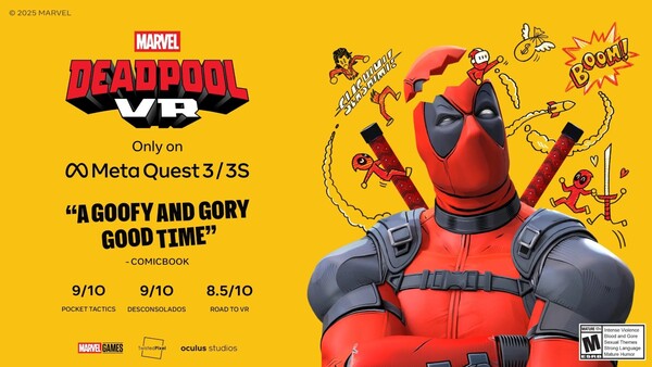 Deadpool VR был выпущен менее двух месяцев назад. (Источник изображения: Meta)