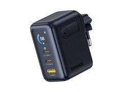Новое быстрое зарядное устройство PicoGo Digital Display Fast Charger 100W от Baseus (на фото версия для ЕС) появилось в Китае. (Источник изображения: Baseus)