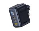 Новое быстрое зарядное устройство PicoGo Digital Display Fast Charger 100W от Baseus (на фото версия для ЕС) появилось в Китае. (Источник изображения: Baseus)