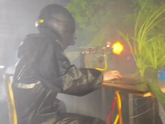 Пользователь Instagram ryc._1216 создал игровую установку, которая имитирует стрельбу, дождь и ветер. (Источник изображения: ryc._1216 через Instagram)