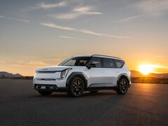 Kia EV9 Nightfall Edition 2026 года поступит в продажу в США в ближайшие несколько месяцев. (Источник изображения: Kia)