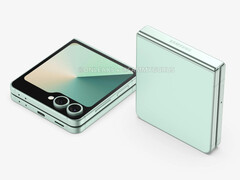 По слухам, Samsung собирается использовать старые флагманские компоненты в Galaxy Z Flip 'Fan Edition'. (Источник изображения: OnLeaks & Sammy Guru)