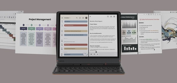 К Boox Note Air5 C теперь прилагается клавиатура для более продуктивной работы. (Источник изображения: Boox)