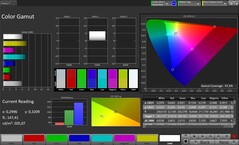 Цветовое пространство CalMAN sRGB