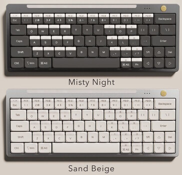 Клавиатура Hesper64(100) выпускается в цвете Misty Night или Sand Beige. (Источник изображения: Nics Tek)