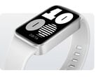 Redmi Band 4 стоит около 25 долларов. На фото: отредактированное промоизображение, показывающее версию в белом цвете.