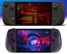 Steam Deck OLED (вверху) и Lenovo Legion Go S (внизу). (Источник изображения: Valve и Best Buy, отредактировано)