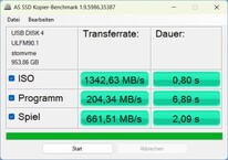PicoDrive Thunderbolt 5: AS SSD Copy