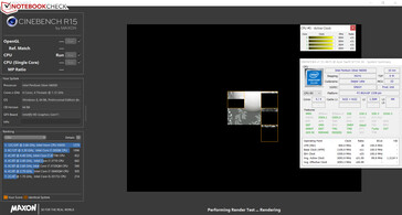 Многопоточный CineBench R15 от сети