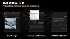 Adrenalin также получил несколько функций искусственного интеллекта. (Источник изображения: AMD)